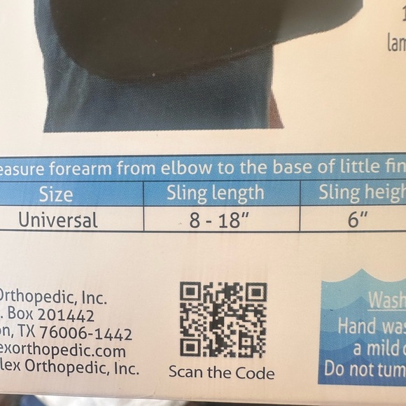 Deluxe Arm Sling with Black Support - Picture 7 of 7